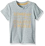Robeez Baby Boys Short Sleeve Tee Change The World Blue 12 Months [並行輸入品]