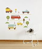 Petit Collage Wall Decal, By Land [並行輸入品]
