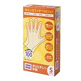 ポリエチレン 手袋 HI06T80 S 100枚入 S