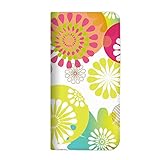 mitas TORQUE G1 KYY24 ケース 手帳型 ベルトなし 花 花柄 花がら フラワー ブラウン (196)NB-0128-BR/KYY24