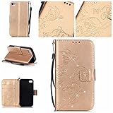 iPhone 4 / iPhone 4s ケース, UNEXTATI 手帳型ケース Apple iPhone 4 / iPhone 4s ケース カバー 高品質 PUレザー 手帳型 ウォレット型 財布