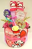 マイメロディ　おむつケーキ　女の子　出産祝い　ギフト　パンパースS