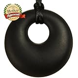 Mother Approved Teething Necklace Baby Black Donut Easy To Clean by Mother Approved