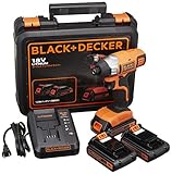 ブラックアンドデッカー(BLACK+DECKER) リチウムインパクトドライバー 18V 【バッテリー付限定セット品】 BPCI18