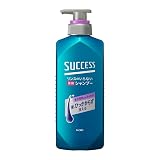 サクセス リンスのいらない 薬用シャンプー 本体 400ml [医薬部外品] アブラ ワックス ニオイ 一発洗浄 髪きしまないシャンプーアクアシトラスの香り本体