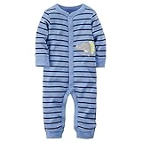 カーターズ Carter's カバーオール 長袖 綿100% Cotton Snap-Up Sleep & Play NB (50-55cm) [並行輸入品]