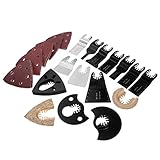 40個点セット ブレード カットソー マルチツール用 替刃 先端工具 マルチツールカーバイドラスプ プラスチックや木材などに適用