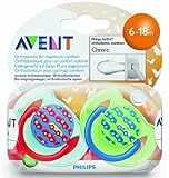 Philips Avent 6-18 Months Classic Orthodontic Soothers Scf172/22 Boys Bpa-free the Best Quality by B