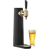 グリーンハウス ビールサーバー スタンド型 クリーミー泡が長持ちミスティバブルス 充電式バッテリ内蔵 氷点下保冷剤付き 新色 サンドブラック GH-BEERSS-BK