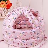 ベビー ヘルメット SAVOKI 綿100％ 頭部保護 サイズ調節可能 怪我防止 衝撃吸収 軽量透気 高密度スポンジ 赤ちゃん用 出産祝い 01