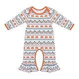 (アルビビ) Alvivi　幼児 ロンパース ベビー ロンパー ジャンプスーツ ガールズ ワンピース 女子服 なりきり 長袖 ロングスリーブ デジタル ストライプ プリント ハロウィーン マルチカラー