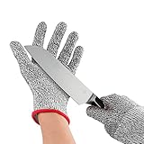 防刃手袋 耐切創手袋 作業用グローブ 通気性良い 切り傷防止 木彫り/料理/作業 （L）