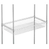 ルミナス メタルラック パーツ 後付け バスケットシェルフ 幅91.5×奥行46×高さ13cm 25ABS-9045