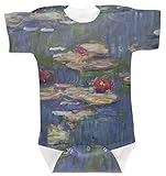 Water Lilies byクロード・モネBaby Onesie カラー: パープル