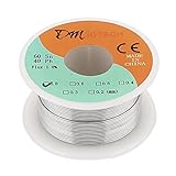 uxcell ハンダ リール はんだ吸取り線 0.8mm 35G 60/40 シルバー