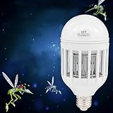2 in 1 Bug Zapper LED電球、85265 V e27 Mosquito Killerライト電球、インドア/アウトドア照明ランプfor Flying昆虫Wasp Moths Fly K