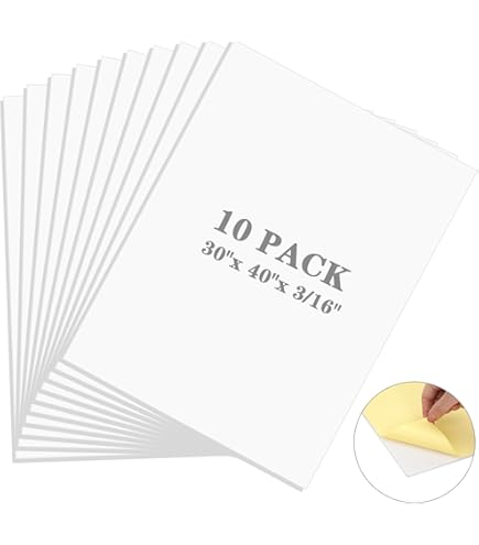 10 Union Foam Board Schaumstoffplatten 22x28 Zoll - Premium Qualität Für Präsentationen