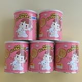 不二家 ペコちゃん サクサクビスケット 5年保存缶×5個セット