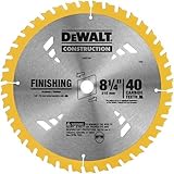 DEWALT DW3184 Series 20 8-1/4-Inch 40 Tooth ATB Thin Kerf Saw Blade with 5/8-Inch Arbor [並行輸入品]