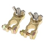 Dovewill 　車用　バッテリー　端子　クランプ　クリップ　コネクタ　2個（正/負）