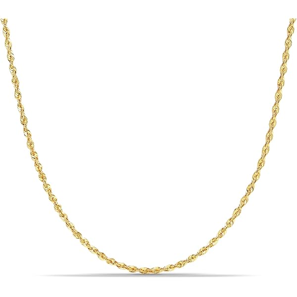 大特価！K18 中空ロープチェーンネックレス 50cm2.4gアジャスター付き 大特価！K18 中空ロープチェーンネックレス 50cm2.4gアジャスター付き