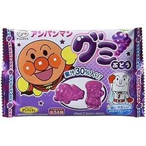 不二家 アンパンマングミ(ぶどう) 6粒×20袋