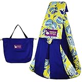 Cuby 新生児 ベビースリング ベビーキャリア 抱っこひも 対象0~2歳 片肩 収納バッグ付き (チューリップ)