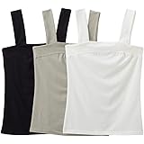 Amazon セシール キャミソール ベアトップ風 チラ見え防止 幅広ストラップ レディース インナーキャミソール タンクトップ 通販