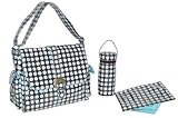 Kalencom Laminated Buckle Bag Heavenly Dots Choc/Blue by Kalencom Corp. [並行輸入品]