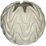 Torre & Tagus 1231-109000 Wavy Ball Vase, Small, White