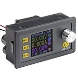 DROK　数値制御電圧レギュレータ　DC 6-55V〜0-50V 2Aバックコンバータモジュール　定電圧　定電流　安定化電源（LCDディスプレイ付）　電圧計　電流計　パワーメータ