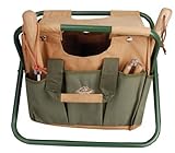 Esschert Design Canvas Tool Bag and Stool Carry-all [並行輸入品]