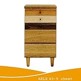 チェスト 木製 5段 ARLE 40-5チェスト chest 幅40/タンス/おしゃれ/完成品/国産/日本製