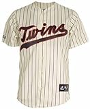 Minnesota Twins ThrowbackピンストライプMLBマジェスティックReplica Jerseyビッグ＆トールサイズ XXXX-Large