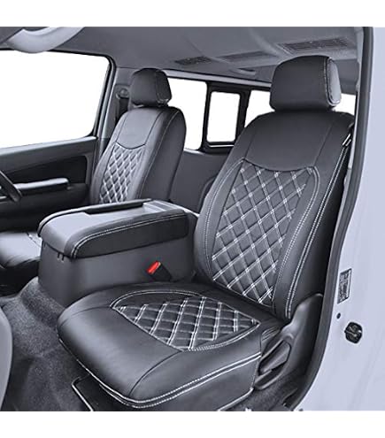 Amazon | NV350 E26 キャラバン シートカバー 運転席 助手席 ホワイト