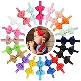 QandsweetベビーGirlsフォークヘッドバンドとテール弓Photography 3-24 Months ゴールド