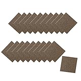 ワタナベ工業 タイルカーペット 50×50×0.6cm 20枚セット ブラウン PX-3008