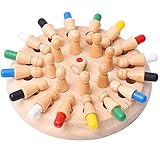 子供用 　メモリー　チェス　木製パズル　木のおもちゃ　色の認識　記憶力　知育玩具型はめ　円柱さし 感覚教具　シリンダー　立体パズル 　積み木