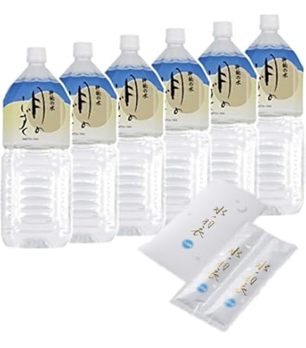 Amazon.co.jp: 神秘の水 月のしずく 2L×6本 : 食品・飲料・お酒