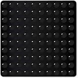 ColorfylCoco 滑り止め ゴム足 シール 直径 10mm × 厚さ 2mm 黒/ブラック 色 100粒入り 丸型・円形