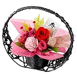 花由 和風 プリザーブドフラワー 花宵月 レッド-寿