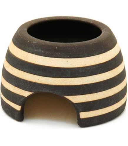 Amazon | ボーダーウェットシェルター ピンク S 爬虫類 両生類