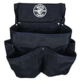 Klein Tools 5718 PowerLine 8-Pocket Black Nylon Electrician's Tool Pouch [並行輸入品]
