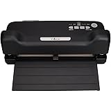 TOKAI 真空パック器 専用袋不要 PSE認証 自動 マグネットロック 真空パック機 フードシーラー 一年保証 (ブラック)