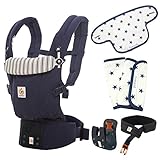 エルゴベビー ベビーキャリア ADAPT(アダプト)アドミラルブルー よだれパッド+前抱きパッド【正規代理店2年間保証付】 (アドミラルブルー)