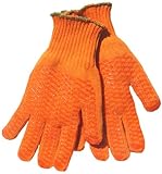 Carolina Gloves 1113 Grabber PVC Honeycomb Pattern Knit Glove, Medium by Carolina