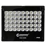 GOODGOODS LED 作業灯 50W 7020LM 極薄型 投光器 LEDライト 屋外 防水 狭角40°夜間作業 屋外照明 【一年保証】 LDJ-50H