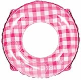 ドウシシャ 浮き輪 ピンクチェック 80cm/ドウシシャ