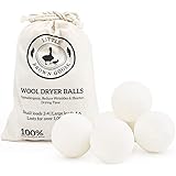 Little Brown Goose Wool Dryer Balls - Fabric Softener for Laundry - Better Alternative to Plastic Balls & Liquid Softener - R