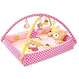 Prettyia ベビー　赤ちゃん　ソフトコットン　ラトル　おもちゃ　プレイマット　ベッド　遊び場　柔らかい　6種類選べ - ＃1, サイズ1